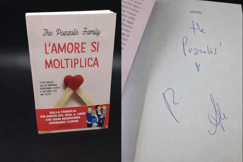 The Pozzolis Family autografato da Gianmarco Pozzoli e Alice Mangioni