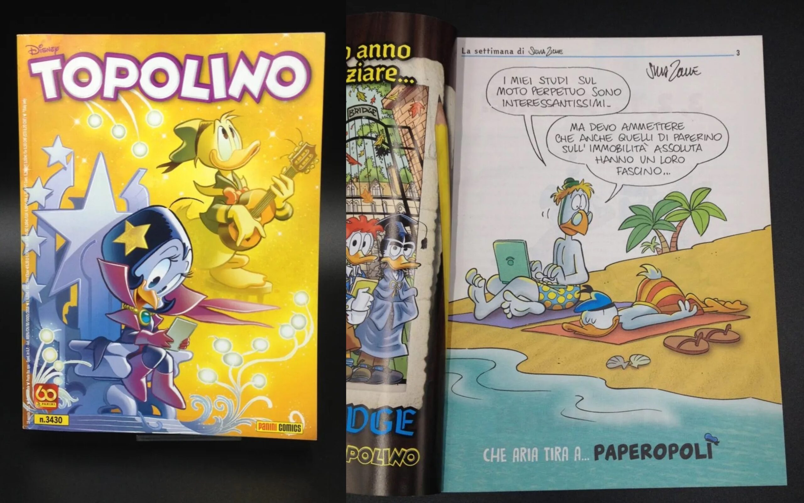 Topolino n 3430 autografato da Silvia Ziche