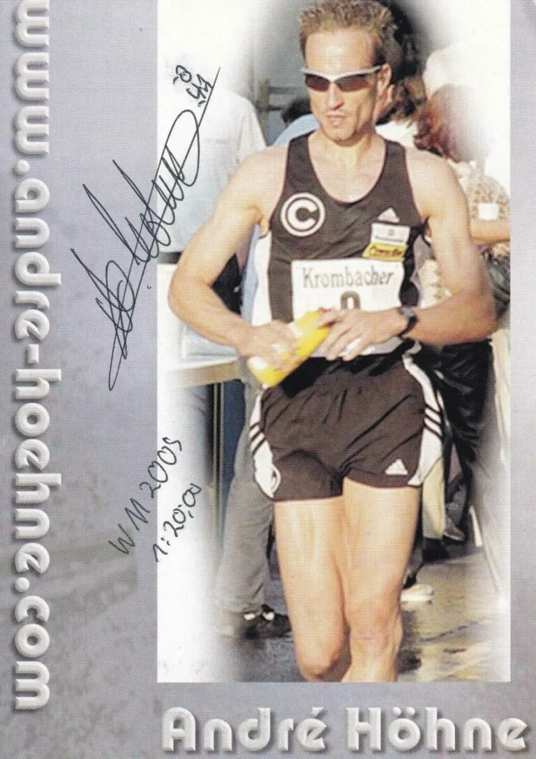 André Höhne (marcia) – hand signed card 10x15cm