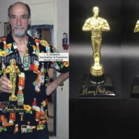 Replica statuetta OSCAR autografata da F. Murray Abraham (Salieri in Amadeus 1984)
