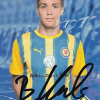 Cartolina ufficiale Eintracht Braunschweig autografata da Benjamin Kessel