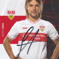 Cartolina ufficiale VfB Stuttgartg autografata da Borna Sosa