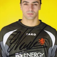 Cartolina ufficiale Eintracht Braunschweig autografata da Edin Nuredinoski