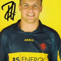 Cartolina ufficiale Eintracht Braunschweig autografata da Finn Holsing