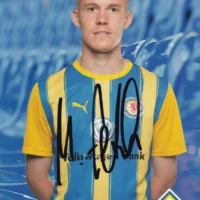 Cartolina ufficiale Eintracht Braunschweig autografata da Mathias Fetsch