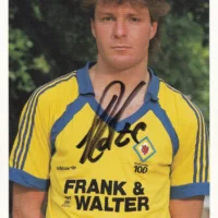 Cartolina ufficiale Eintracht Braunschweig autografata da Stefan Holze