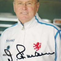 Cartolina ufficiale Eintracht Braunschweig autografata da Willi Reimann