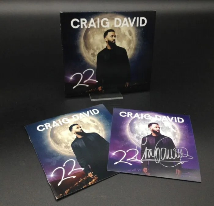 Craig David - cd 22 hand signed (autografato)