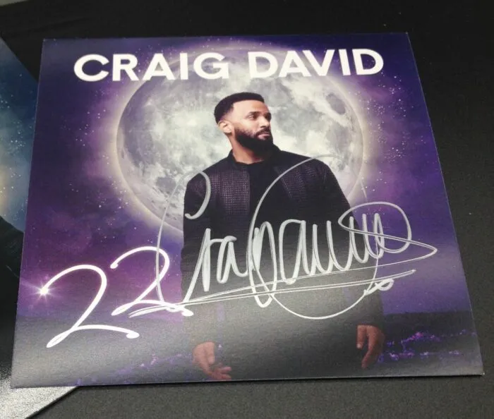 Craig David - cd 22 hand signed (autografato)