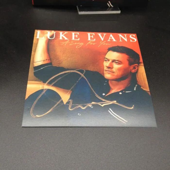 Luke Evans - A Song for You + (card hand signed) cd
