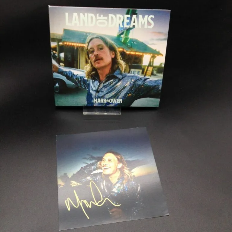 Mark Owen – cd Land of Dreams + card hand signed (autografata)