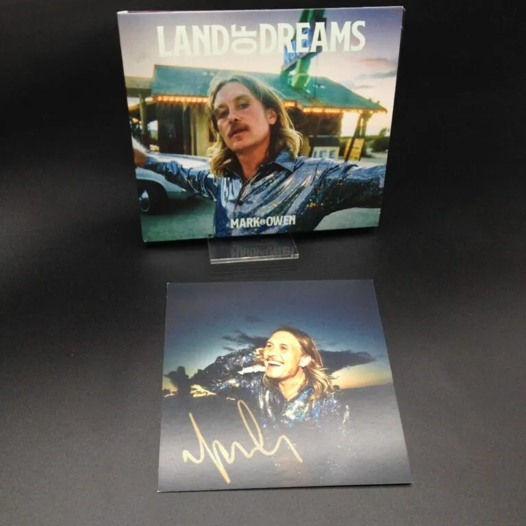 Mark Owen – cd Land of Dreams + card hand signed (autografata)