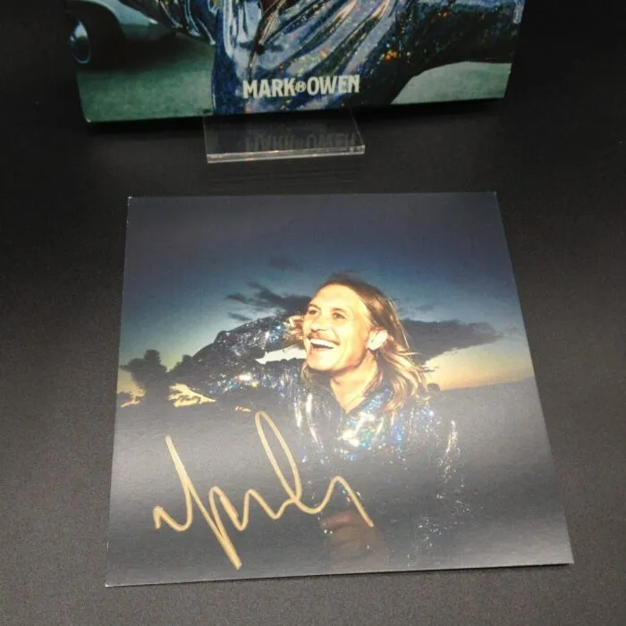 Mark Owen - cd Land of Dreams + card hand signed (autografata)