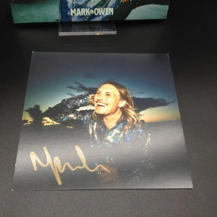 Mark Owen - cd Land of Dreams + card hand signed (autografata)