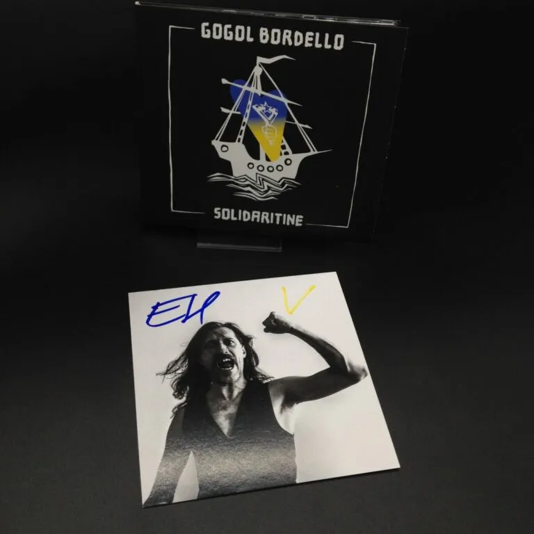 Gogol Bordello – cd SOLIDARITINE + card hand signed (autografata)
