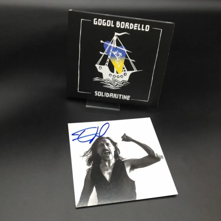 Gogol Bordello – cd SOLIDARITINE + card hand signed (autografata)