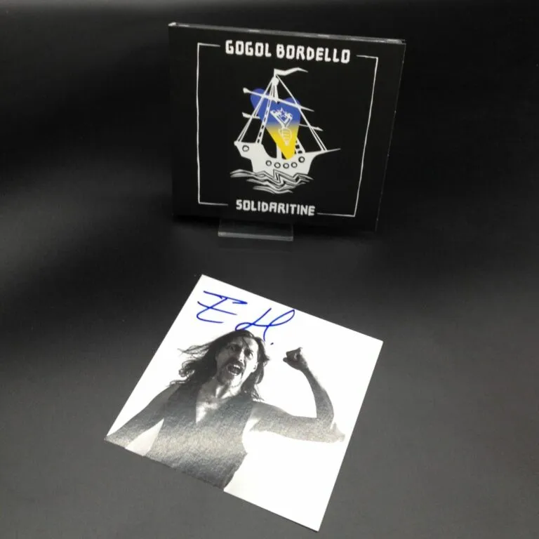Gogol Bordello – cd SOLIDARITINE + card hand signed (autografata)
