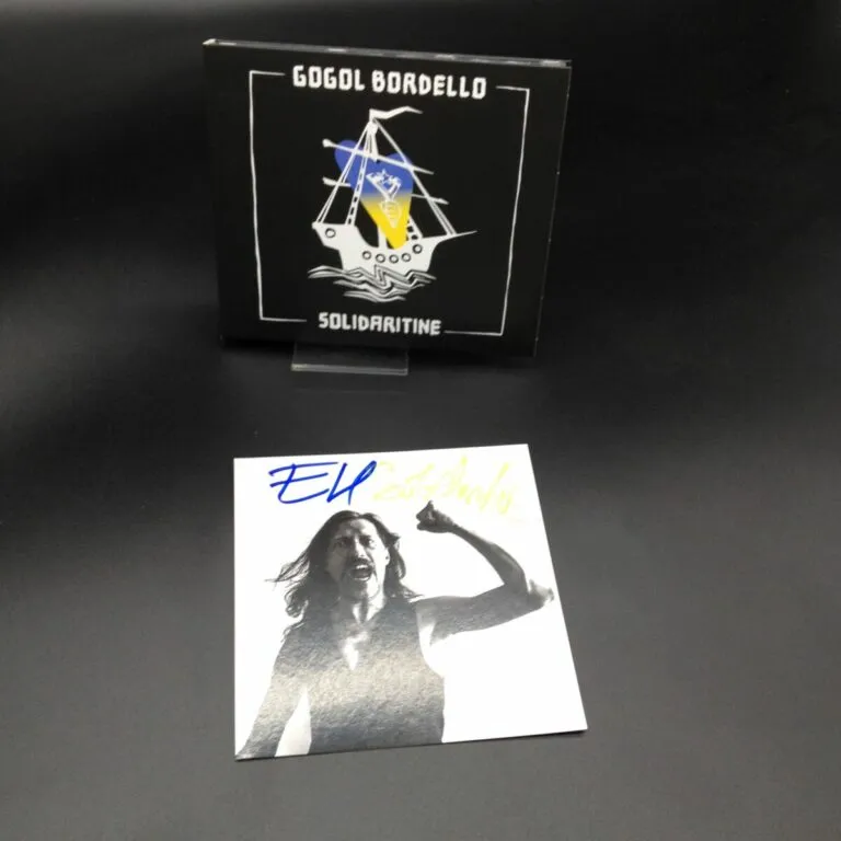 Gogol Bordello – cd SOLIDARITINE + card hand signed (autografata)