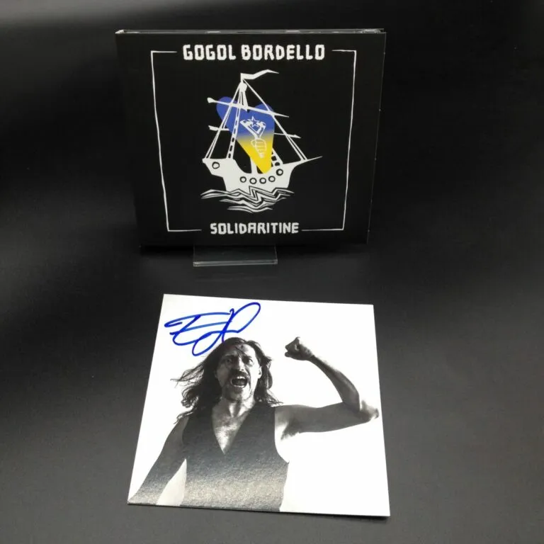 Gogol Bordello – cd SOLIDARITINE + card hand signed (autografata)