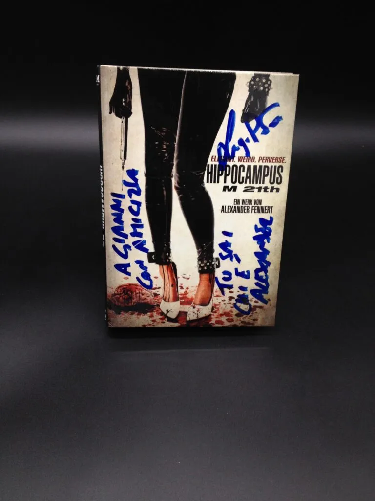 Dvd Hippocampus M 21th di Alexander Fennert (Luigi Pastore) hand signed autografato