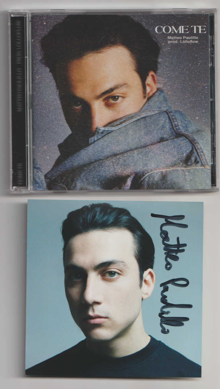 Matteo Paolillo – Come te (hand  signed cd autografato)