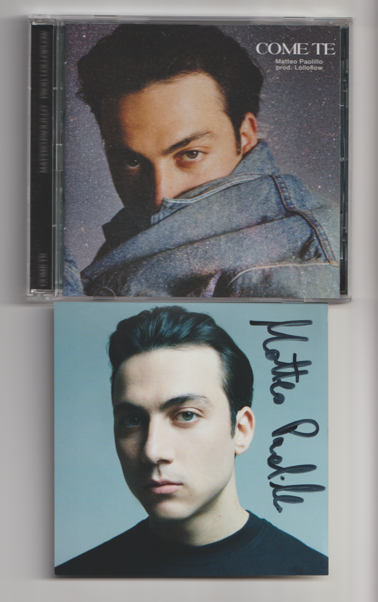 Matteo Paolillo – Come te (hand  signed cd autografato)