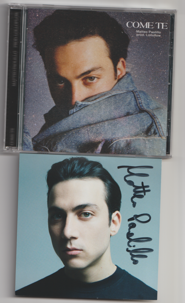Matteo Paolillo – Come te (hand  signed cd autografato)