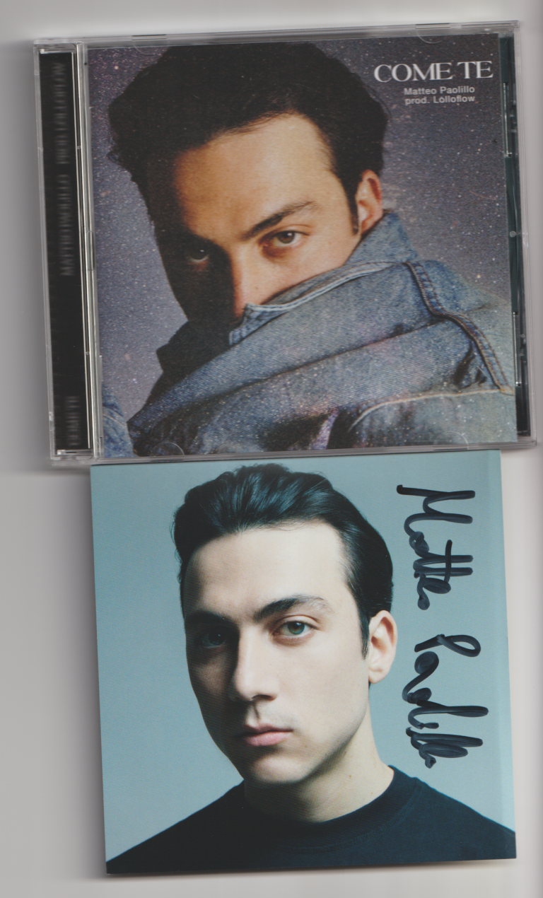 Matteo Paolillo – Come te (hand  signed cd autografato)