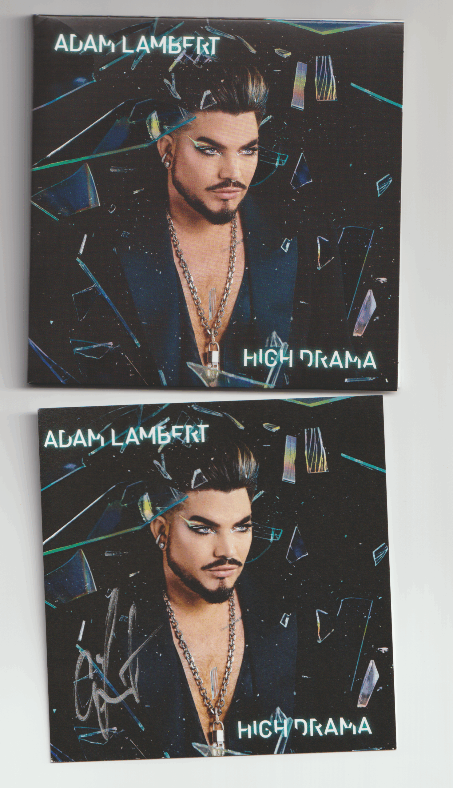 Adam Lambert - High Drama (hand signed cd autografato)