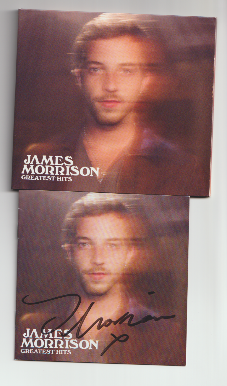James Morrison – Greatest Hits (hand signed cd autografato)