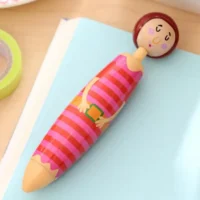 Penna colore blu - donna etnica