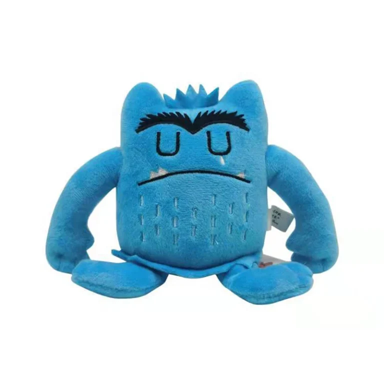 Monster peluche 12cm blu