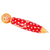 Penna colore blu - donna etnica