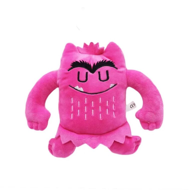 Monster peluche 12cm rosa