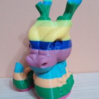 Stampato in 3D - Drago Cinese Arcobaleno