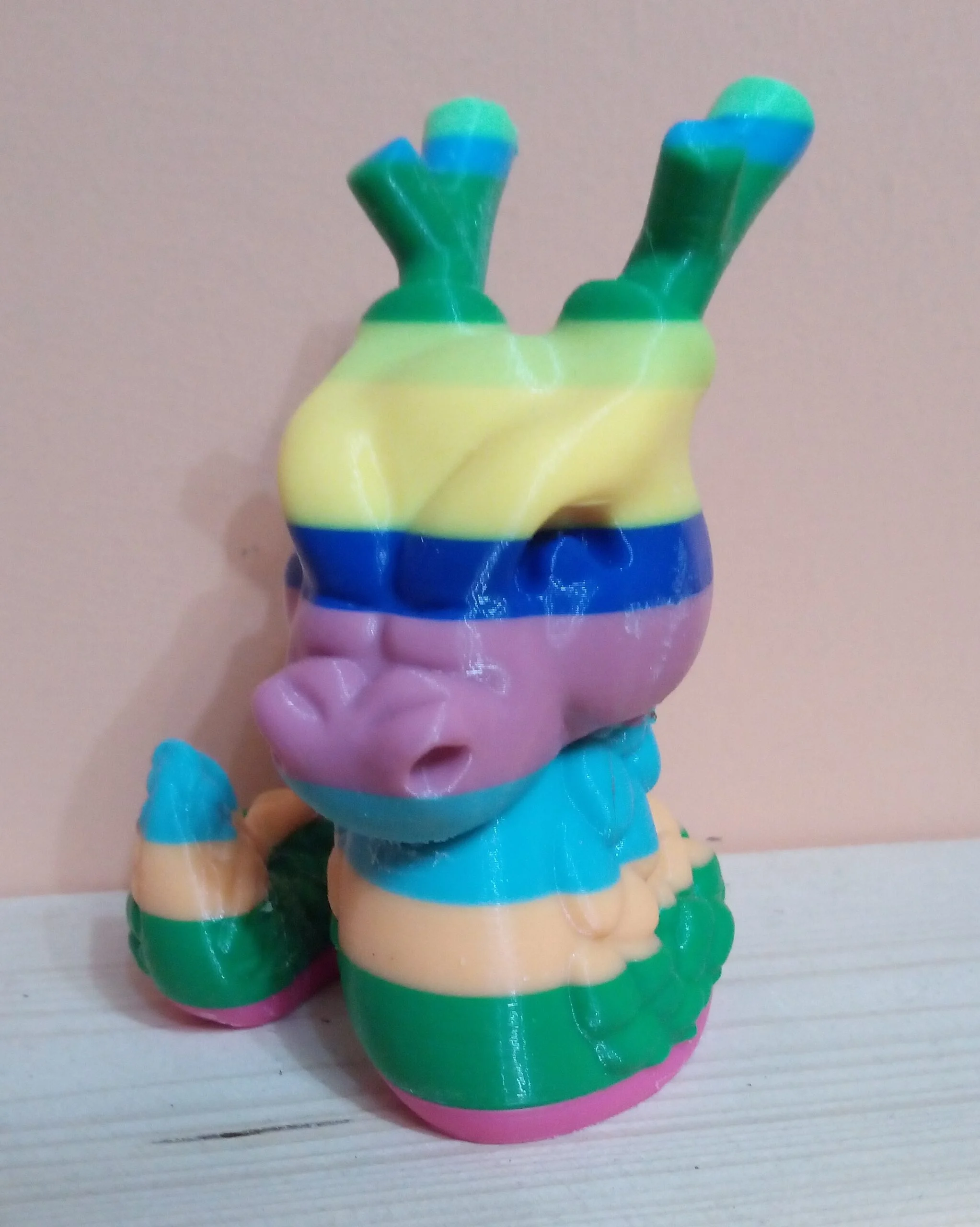 Stampato in 3D – Drago Cinese Arcobaleno