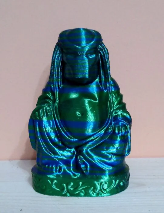 Predator Pop Art Buddha Version Mini Statua – Stampa 3D