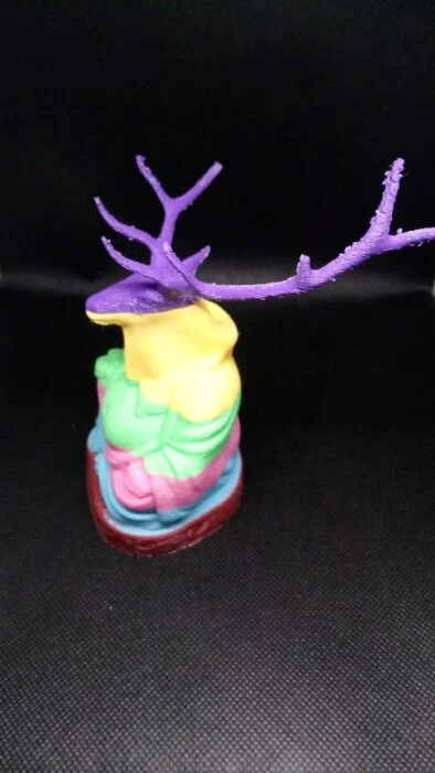 Dio Cervo Pop Art Version Mini Statua – Stampa 3D
