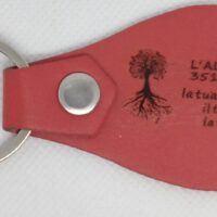 Portachiave personalizzato simil pelle