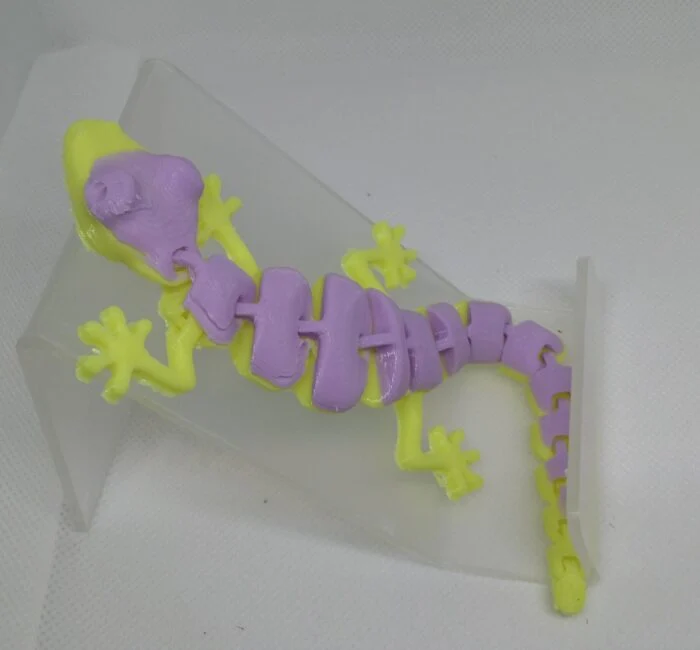 Stampato in 3D – Geko della fortuna snodabile
