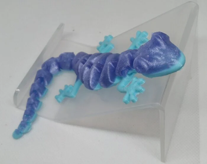 Stampato in 3D – Geko della fortuna snodabile