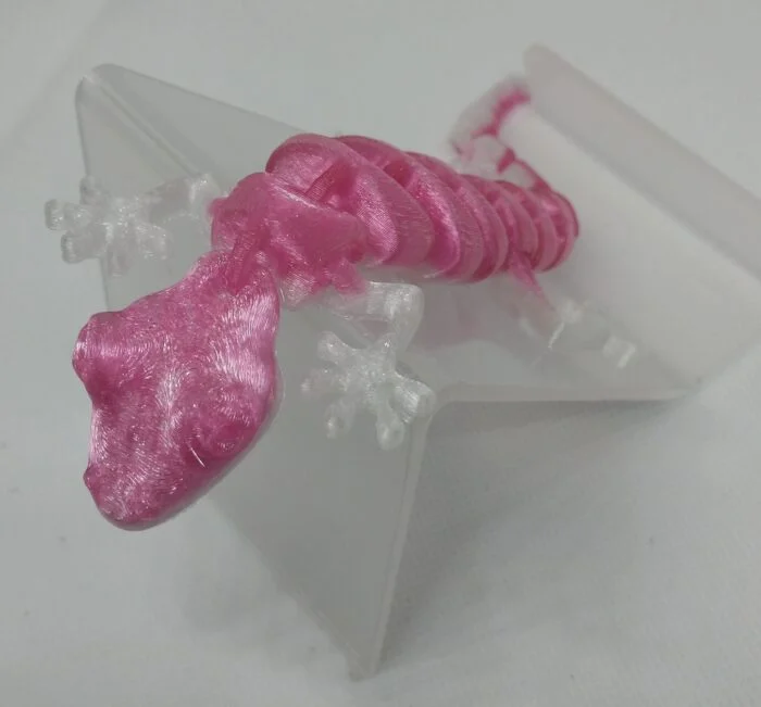 Stampato in 3D – Geko della fortuna snodabile