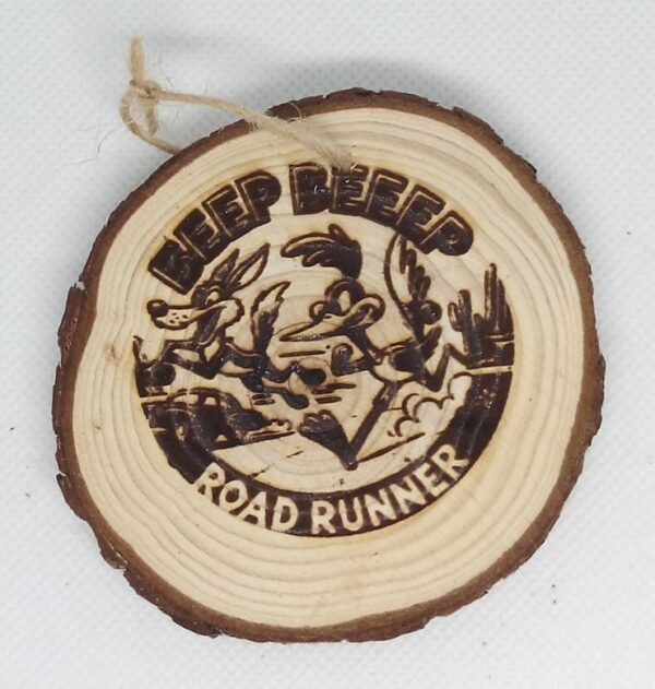 Quadretto tondo/calamita BEEP BEEP ROAD RUNNER