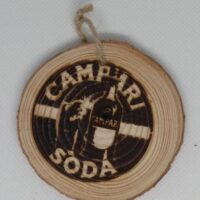 Quadretto tondo/calamita CAMPARI SODA 01