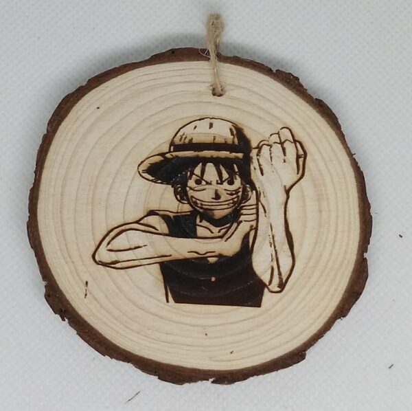 Quadretto tondo/calamita ONE PIECE