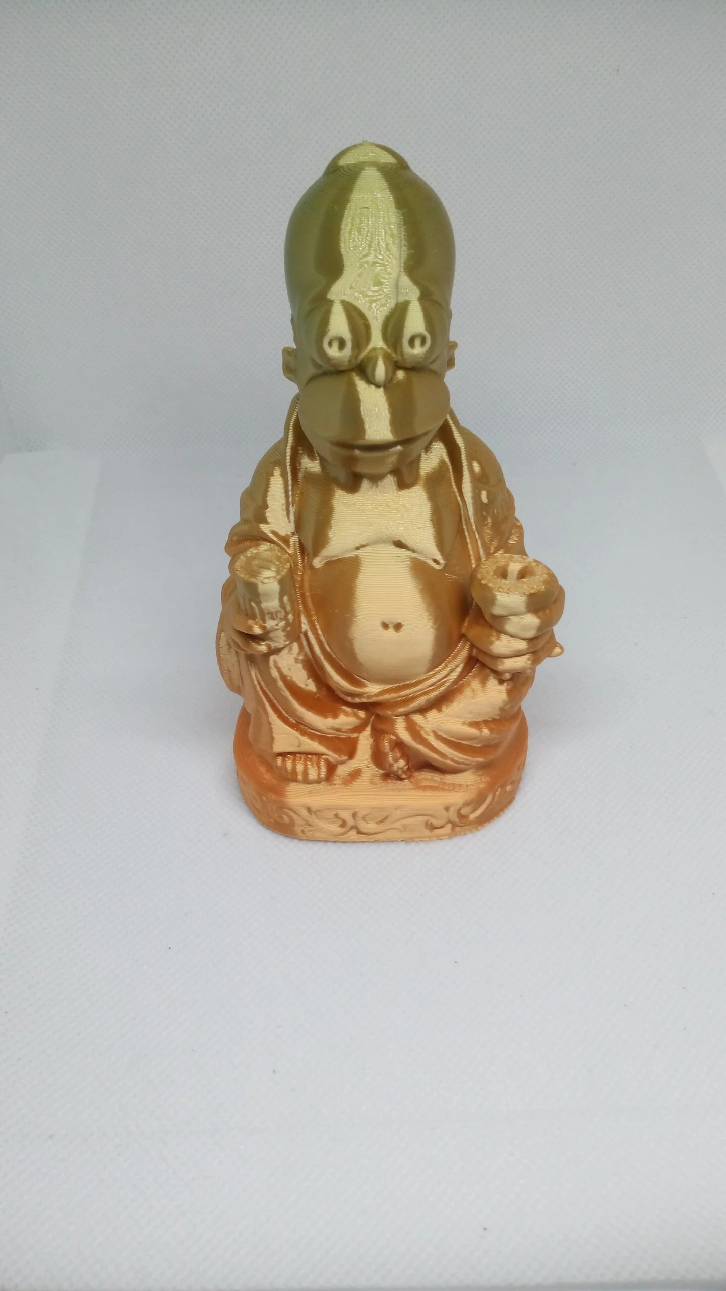 Homer Simpson Pop Art Buddha Version Mini Statua  – Stampa 3D