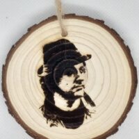 Quadretto tondo/calamita Sylvester Stallone