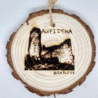 Quadretto tondo/calamita Aufidena Castello