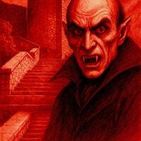 Alfedena Classic Monsters IL VAMPIRO – Cartolina d’Arte in Edizione Limitata – Formato A5 (148 × 210 mm)