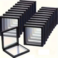 5 Espositori galleggianti 3D colore nero 7cm